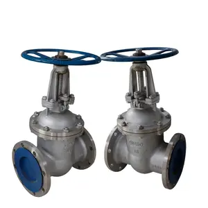 China high quality stem gate pressure reducing valve price list Z41W-16P DN50 stainless steel steam oil pipeline gate valve