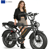 Bicicleta Eléctrica de 48V 20Ah con Neumáticos Anchos, 250W, Modelo HEADEER BK20, Disponible en Almacén de la UE