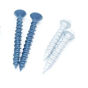 2 1/2 "x 1/4 rãnh vít tap Tự Khai thác tapcon phong cách phẳng Hex đầu trắng tapcon bê tông vít - Product Image 6