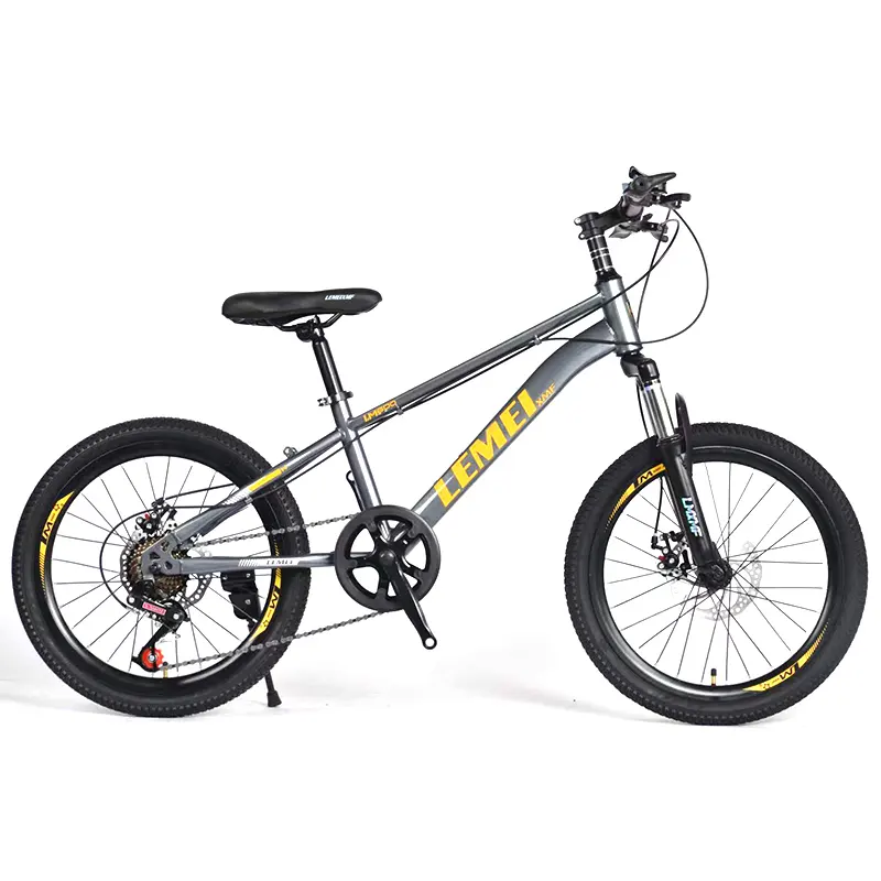 18 ''20'' 22 ''Vélo pour enfants 7 vitesses en acier au carbone Frein à disque Vélo de montagne pour enfants Vélo pour filles garçons