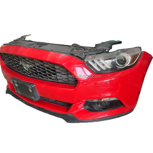 Ensemble de pare-chocs avant comprenant la calandre, les feux de brouillard, le ventilateur de radiateur et le kit carrosserie rouge pour les modèles <span class=keywords><strong>Ford</strong></span> <span class=keywords><strong>Mustang</strong></span> 2015-2017. - Product Image 3