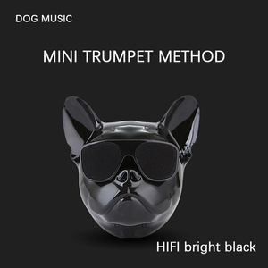 Cool Dog Head Mini Bulldog Altavoz Portátil BT Altavoces Estéreo Personalizado Cool Artístico Altavoz Inalámbrico - Product Image 4