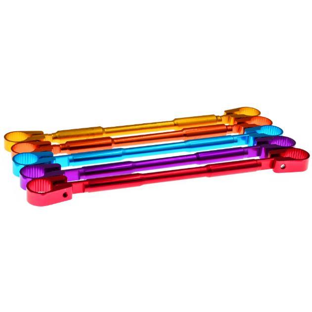 Yctze Guidon D'Équilibre Moto Universel Réglable Alliage Aluminium - Renfort Barre Levier Noir