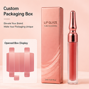 Organic <b>Lip</b> Plumping 2ml Rose Luxury <b>Lip</b> Gloss Personalizados Tube for Daily Makeup Private Label - Product Image 6