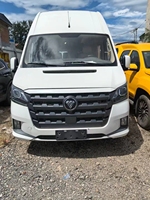 Nouveau modèle de minibus diesel à toit haut, 17 places, 2.0L Euro 6 / 17 places Foton Toano Mini Van Bus