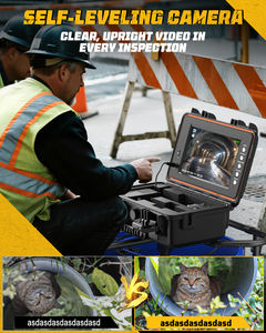Caméra d'inspection de canalisation industrielle vidéo 7 mm 1080P à auto-nivellement 512 Hz pour plomberie et égouts - Product Image 3