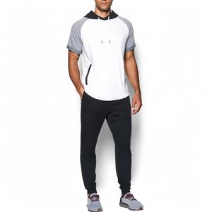 กางเกงขายาวทรงตรงคุณภาพสูงสำหรับผู้ชาย พิมพ์โลโก้ได้ ผลิตจากผ้าฝ้าย 100% น้ำหนักเบา เหมาะสำหรับวิ่ง ออกกำลังกาย และเล่นกีฬา - Product Image 2