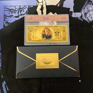 Busta Regalo Rettangolare in PET con Foglia d'Oro Fatta a Mano per Collezionisti di Monete d'Oro e Carte Personalizzate a Tema <span class=keywords><strong>Hogwarts</strong></span> - Product Image 2