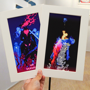 Cadre photo en carton sans acide imprimé sérigraphié, impression d'illustration, art, affiche giclée, peinture décorative, photo de célébrité - Product Image 1