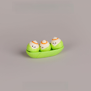 Nouvel ensemble de micro-paysages de KI Zhuojing pour le Festival des Bateaux-Dragons : Zongzi, raviolis, artisanat en résine, accessoires DIY pour la création de plats et de jeux. - Product Image 4