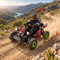 Kart électrique tout-terrain haute performance 60V 20Ah avec frein à disque hydraulique et suspension indépendante pour piste de terre