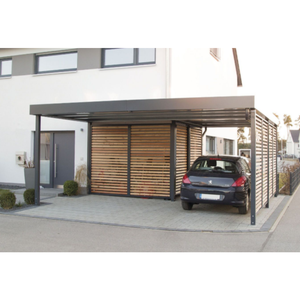 OEM fabbrica Custom Carport in alluminio moderno Garage impermeabile parcheggio riparo <span class=keywords><strong>auto</strong></span> baldacchino <span class=keywords><strong>per</strong></span> zona residenziale - Product Image 2