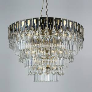 Lámpara de Techo Moderna de Cristal para Sala de Estar o Dormitorio, Lámpara Decorativa Redonda Dorada para Decoración de Bodas y Fiestas - Product Image 1