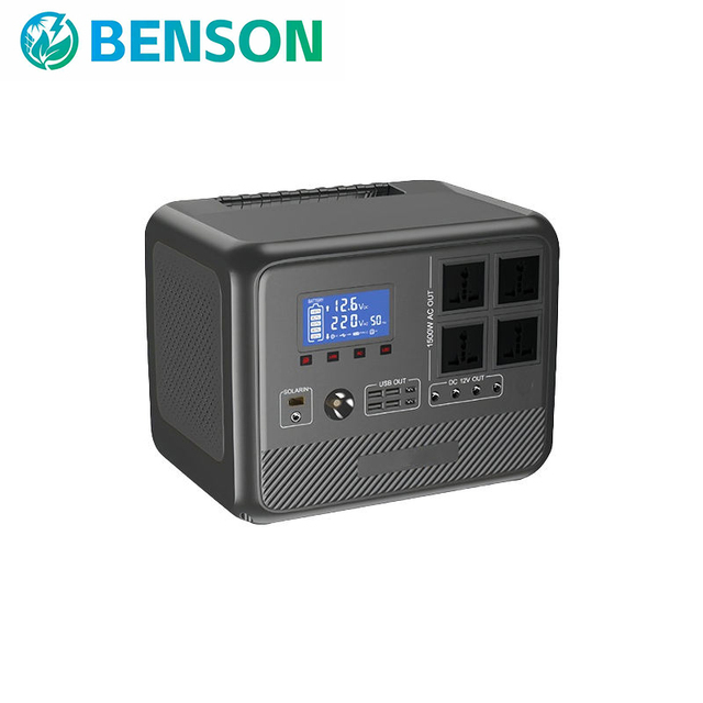 Portable Power Station 300W 600W 1000W 1500W with Foldable Solar Panel Solar Generator for Outdoor Camping & Emergency Backup