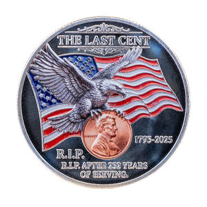 Koin Logam Edisi Terbatas Peringatan Tahun 2025, Kerajinan Logam Dekoratif, Koleksi, Hadiah - Product Image 4