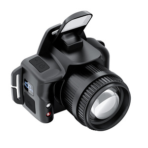 ไฟฉายคาดศีรษะ LED แบบซูมได้อเนกประสงค์ หลายโหมด พร้อมหน้าจอดิจิตอล เซ็นเซอร์ตรวจจับความเคลื่อนไหว มาตรฐาน IP65/IP66 ชาร์จผ่าน USB สำหรับกิจกรรมกลางแจ้ง - Product Image 1