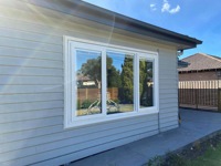 Ventana de Aluminio Abatible y Giratoria de Diseño Moderno para Apartamento