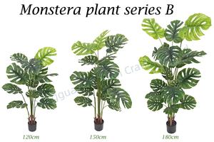 Bossion China fabrique des plantes artificielles en forme de feuilles de tortue, des arbres artificiels, des <span class=keywords><strong>Monstera</strong></span> <span class=keywords><strong>Variegata</strong></span>. - Product Image 4