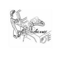 Système d'admission d'air par snorkel GZDL4WD tout-terrain 4x4 compatible avec Defender TD5 1993-2007 conduite à droite, accessoires pour voitures diesel