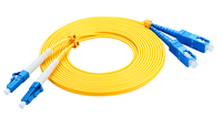 Cordon de raccordement en fibre optique monomode 9/125, 1m 2m 3m, câble de fibre optique LC SC UPC APC