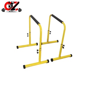 CZFIT Factory Best Seller High Quality Gym Fitness Equipment Parallel Dip Bars Non-slip <b>Strength</b> <b>Training</b> Pipe Dip Station - Product Image 1