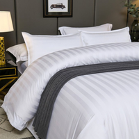 Tissu de literie en satin tissé respirant de couleur unie, poids moyen, 100 % coton, écologique, de haute qualité, pour la maison et l'hôtel (vente en gros)
