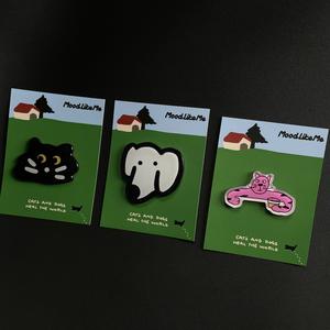 Magneti per Frigorifero in Acrilico Personalizzati con Personaggi dei Cartoni Animati e Animali in Stile Coreano, Adesivi Magnetici con Immagine Fornita - Product Image 3