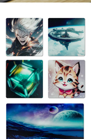 Tapis de souris en verre RGB le plus vendu - Tapis de souris et de clavier en verre personnalisé avec motif anime, compatible micro-ondes, pour le bureau et les étudiants