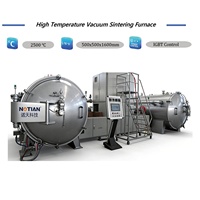 Four de frittage sous vide de grande capacité 400L pour traitement thermique par induction du carbure de bore, avec protection atmosphérique au gaz inertes Argon