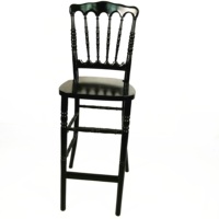 Vente en gros directe d'usine Chaise de bar Chaises de bar haut en bois massif personnalisé Chaise de tabouret de bar Chiavari