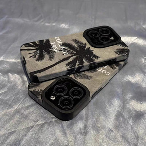 <span class=keywords><strong>Coque</strong></span> de téléphone tendance motif cocotier pour <span class=keywords><strong>iPhone</strong></span> 17 Air 16 15 14 <span class=keywords><strong>13</strong></span> 12 Pro Max, <span class=keywords><strong>en</strong></span> <span class=keywords><strong>cuir</strong></span>, antichoc, protection intégrale - Product Image 5