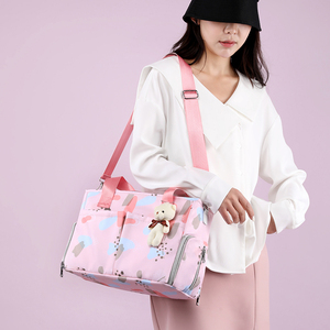 Nueva <span class=keywords><strong>bolsa</strong></span> de pañales de moda, <span class=keywords><strong>bolsa</strong></span> de mamá para <span class=keywords><strong>Hospital</strong></span>, <span class=keywords><strong>bolsa</strong></span> de bebé impermeable de gran capacidad para viajes de mamá - Product Image 5
