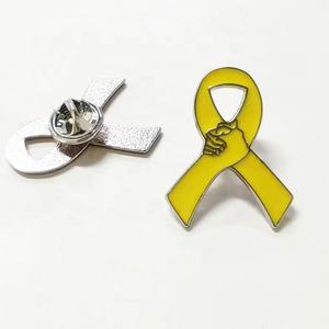 Toptan Metal meme kanseri pembe şerit broş Pin - Product Image 2