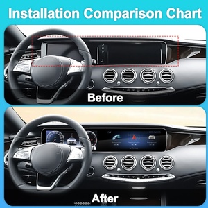 Autoradio DVD Navihua 12,3 pouces, autoradio Android pour Mercedes-Benz Classe S W222 2014-2017, vidéo, WIFI, GPS - Product Image 4