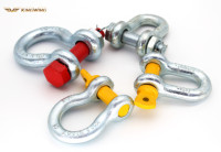 Manilles d'arc d'ancre de levage Omega avec goupille de vis Galvanized Safety Heavy Duty US Type G209 Gamme de 330kg à 55000kg