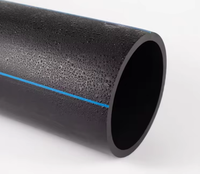 Tuyaux de drainage d'eau souterraine en HDPE PE100 durables, flexibles, haute pression, écologiques, anti-UV, certifiés ISO, 6 mm-200 mm