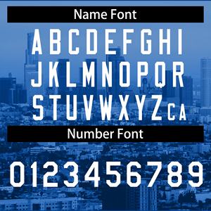 定制高品质城市风格蓝白棒球球衣 - Product Image 6