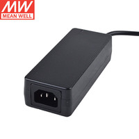 Adaptateur secteur de bureau AC-DC de qualité médicale Mean Well GSM60A24-P1J 60W 24V 2.5A, alimentation électrique, efficacité de 90,5 %, garantie de 3 ans