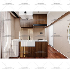 <span class=keywords><strong>Casa</strong></span> Prefabricada Tipo Suite <span class=keywords><strong>de</strong></span> Hotel, <span class=keywords><strong>Casa</strong></span> Contenedor <span class=keywords><strong>de</strong></span> Ensamblaje Rápido, Estilo Rústico con Vistas Despejadas a Arroyos <span class=keywords><strong>de</strong></span> Montaña, Encantadora Cabaña Pequeña - Product Image 3