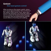 Robot Inteligente con IA y Control Remoto por Gestos, Exclusivo para Comercio Transfronterizo, Juguete Infantil Luminoso, Programable, Educativo y Bailador