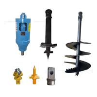 Pabrik BUOCHUANG Langsung Menyediakan Gearbox Motor Auger Hidrolik, Bantalan, dan Braket Kustom untuk Excavator CAT/Komatsu/Hitachi/Sany 1-6