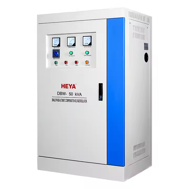 Supper Power 20KVA 30KVA 50KVA 60KVA Compensated Voltage Stabilizers Single Phase 220V Output Voltage Regulators