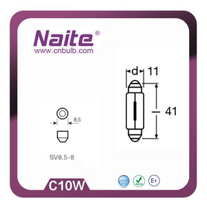 Bombilla Halógena NAITE en Oferta, C10W 12V 10W, Accesorios para Automóviles - Product Image 6