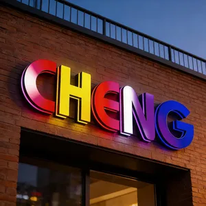 Letras <span class=keywords><strong>LED</strong></span> RGB 3D Personalizadas para Exteriores, Impermeables, <span class=keywords><strong>Programables</strong></span>, con Cambio de Color, Letrero <span class=keywords><strong>LED</strong></span> para Negocios - Product Image 5