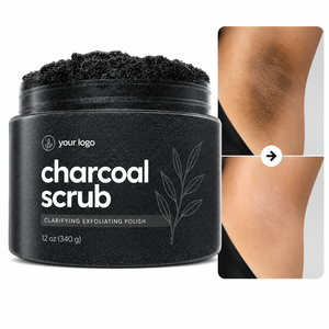 Exfoliante de Sal del Mar Muerto con Colágeno y Carbón Vegetal ODM OEM, Desintoxica los Poros, Suaviza la Textura Áspera, Mejora la Piel Opaca y Desigual - Product Image 1