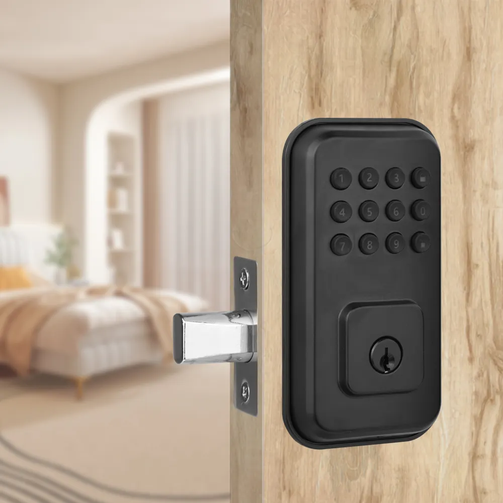 Fabbrica su misura schermo esterno di sicurezza Touch Password blocco porta porta serratura serratura porta Hotel serratura elettronica per porta di vetro