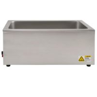 Chauffe-Plats Commercial Portable HUAZE en Acier Inoxydable, Table Vapeur 120V 1200W, Capacité 50L, Économie d'Énergie, Arrêt Automatique, Multiples Fonctions