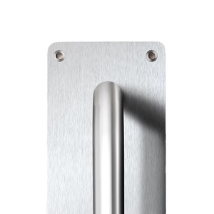Manija de Puerta Ambidiestra de Acero Inoxidable con Diseño Minimalista para Puertas Cortafuegos, Fácil Instalación - Product Image 1