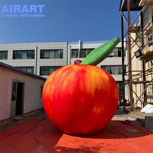 नई आकार गतिविधि इन्flatable लाल सेब, inflatable ताजे सेब फल गुब्बारा - Product Image 6