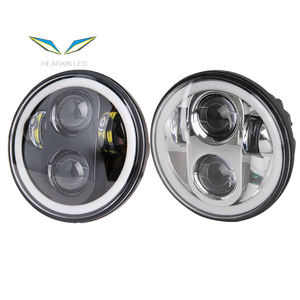 5.75 ''fari LED tondi Hi anabbaglianti Halo anello Angel occhi per Jeep per Off Road per auto - Product Image 1